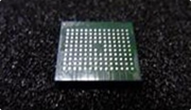 アンダーフィル付きリボールの作業工程：クリーニング