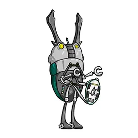 シサクワガタイラスト7